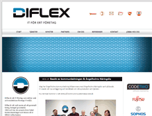 Tablet Screenshot of diflex.se